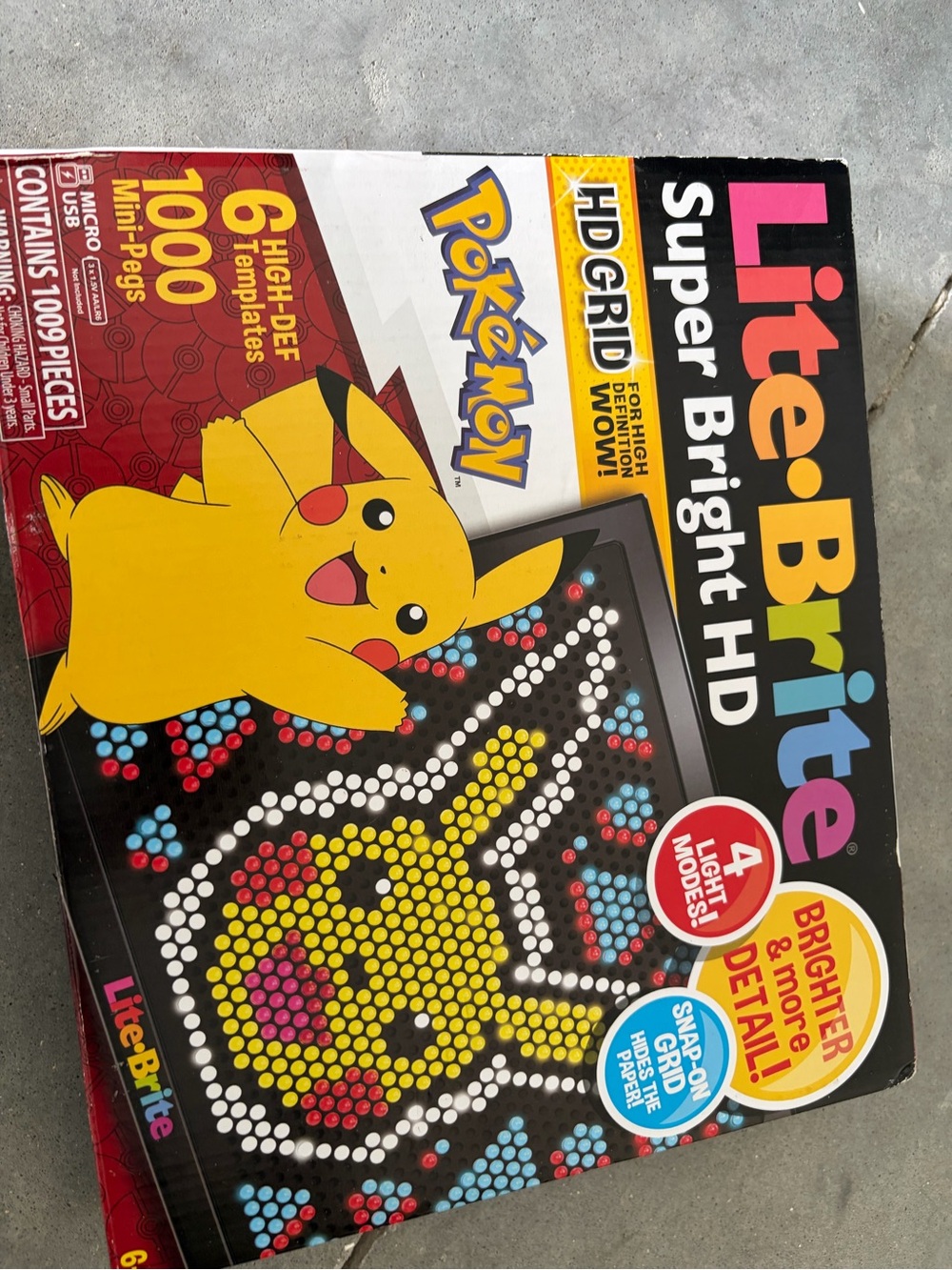 Super Bright HD Pokémon Pikachu Kids Toy - Yellow